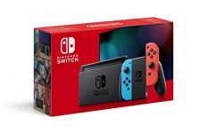 Nintendo Switch – Consola Estándar, Color Azul Neón/Rojo Neón (Modelo 2019)