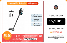Cecotec Conga ThunderBrush Duostick Aspirador vertical 3 en 1. Tecnología ciclónica sin bolsas. Gran depósito|Aspiradoras|