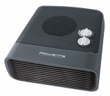 Rowenta Comfort Silence SO5115 – Calefactor Comfort Compact 2400W, función Silence, 2 velocidades, termostato mecánico función anti-heladas, ventilador aire frío, fácil transporte, negro