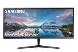 Samsung LS34J552WQRXEN – Monitor 34″ UltraWide QHD, 3440×1440, 4 ms, 75 Hz, FreeSync, LED, VA, 21:9, 3000:1, 300 CD/m², 178°, HDMI, PBP, Pip, Base en V, Gaming, Negro