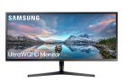 Samsung LS34J552WQRXEN – Monitor 34″ UltraWide QHD, 3440×1440, 4 ms, 75 Hz, FreeSync, LED, VA, 21:9, 3000:1, 300 CD/m², 178°, HDMI, PBP, Pip, Base en V, Gaming, Negro