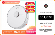 ( 16€ Code:ESSNF16 )Robot aspirador Roborock S5 Max, automático, inteligente, planificado, esterilizador de polvo, mopa de limpieza, mihome APP WIFI|Aspiradoras|