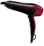 Remington Pro Air D5950 – Secador de Pelo Iónico, Concentrador, Resultados Profesionales, 2200 W, Negro y Granate