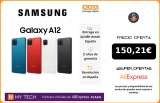 Samsung Galaxy A12, Smartphone HD+ LCD 6.5″, infinity display, 4+64/128GB, 4 cámaras,48MP, selfie 8MP, carga rápida 15W, 5000mAh|Teléfonos móviles|