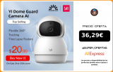 YI Cámara de Vigilancia 1080p Dome Guard Camara IP Sistema de Seguridad WiFi de Interior Full HD, Detección de Movimiento, Visión Nocturna, Audio de 2 Vias y Nube con App para iOS y Android (Blanco)|Cámaras de vigilancia|