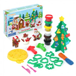 Michark Plastilina Arcilla Polimerica, 8 Colores, 30 Piezas Modelado de Color Arcilla para Niños con Tema Navidad,Material de Calidad alimentaria, Regalo Ideal Para el Día del Niño