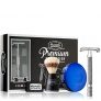 Wilkinson Sword Kit de Afeitado Clásico Manual – Set Regalo para Hombres con Maquinilla Vintage + 5 Cuchillas de Doble Hoja + Brocha de Afeitar + Jabón de Afeitado, Plata