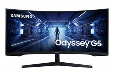 Samsung G Series C34G55TWWR – Monitor gaming curvo de 34″ UWQHD (3440×1440, 165 Hz, 1 ms, 1000R, HDR10, HDMI, FreeSync Premium, LCD) Negro