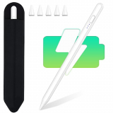 Lapiz para Tablet iPad 2018-2022, KBCASE Lápiz iPad Stylus Pen con 5 Puntas, Lapiz Táctil con Función Detección de Inclinación iPad Pencil para iPad 6/7/8/9/10th Gen,iPad Pro/iPad Air/iPad Mini