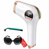 600NM Depiladora de Luz Pulsada IPL, 17,8J Dispositivo Indoloro, Depilación Láser Profesional para Mujeres y Hombres,Cuerpo y Cara Bikini Piernas Axilas – 999.990 Destellos