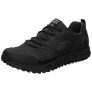 Skechers Escape Plan, Zapatillas Hombre, Negro (Black Leather/Mesh/Trim BBK), 42 EU