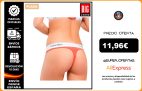 Calvin Klein  Tanga de algodon para mujer color naranja. Ropa interior, tanga íntimo, diseño, deportivo. Marca original.BigJeans|Combinaciones con forro|