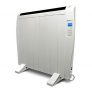 Gridinlux | Radiador Eléctrico | 8 Elementos | Emisor Térmico Bajo Consumo | Potencia 1200W | Mando a Distancia | Funcionamiento Programable | Pantalla LED | Homely Atmosphere 1200W