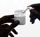 Auriculares Bluetooth Inalámbricos 5.0, Sonido Estéreo Cascos Mini Twins In-Ear Auricular Carga Rapida Resistente al Agua con Caja de Carga para iOS y Android