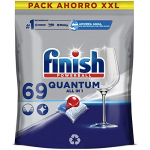Finish Powerball Quantum All in 1 Pastillas para el Lavavajillas, 69 Pastillas