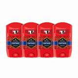 PACK X4 Old Spice Captain Desodorante en Barra para Hombres, 50 ml