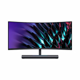 HUAWEI MateView GT 34» Monitor curvo ultra ancho 1500R, 165Hz, 21:9 WQHD 3440×1440, 3K+, LCD integra barra de sonido con doble altavoz de 5W y control de volumen táctil, Microfonos duales 360º,Negro