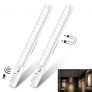 Luz Armario de 21 LED con sensor de movimientos, 3 modos Lámpara nocturna inalámbrica portátil para Pasillo Cocina, Magnético, Funciona con pilas(2 PCS)