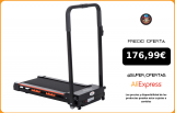 HOMCOM Cinta Andadora Plegable con Botón de Emergencia Pantalla LCD Mando a Distancia 1 6 km/h 380W 101x54x105 cm Negro|Cintas de correr|