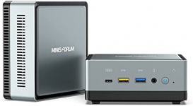 Mini PC AMD Ryzen 5 3550H | 16 GB RAM 512 GB PCle SSD | Radeon Vega 8 Graphics | Windows 10 Pro | 4K HDMI Display USB-C | 2.5Gigabit RJ45 | 4X USB 3.1| Pequeño Formato