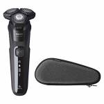 Philips S5000 S5588/30 Afeitadora eléctrica para hombre con tecnología Skin-IQ, cortapatillas integrado, seco/húmedo y funda de viaje