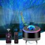 MROOYI Proyector de cielo estrellado LED con altavoz Bluetooth, 3 en 1, galaxia, cielo estrellado, proyector para niños y adultos, con mando a distancia, estrellado estrellado, aurora giratoria 360°,
