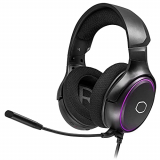 Cooler Master MH650 Auriculares Gaming Headset Sonido Entorno Virtual 7.1 – Compatible Varias Plataformas con Audio Drivers Neodimio de 50mm, Mic Ultra-Clear Boom y Estructura Portátil – USB Tipo A