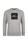 O’NEILL Cube Crew Sweatshirt Sudadera, Hombre, 8001 Silver Melee, L