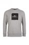 O’NEILL Cube Crew Sweatshirt Sudadera, Hombre, 8001 Silver Melee, L