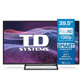 TD Systems K40DLX11FS – Televisores Smart TV 39,5 Pulgadas Android 9.0 y HBBTV, 1100 PCI Hz, 3X HDMI, 2X USB. DVB-T2/C/S2, Modo Hotel. Televisiones