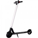 Patinete Eléctrico DENVER SEL-65110WHITE Motor de 250 W. Marco de Aluminio. Velocidad máx. 20 km/h. Recorrido hasta 12 Km por Carga. Ruedas 6.5 «. Luz Delantera y Trasera. Plegable y Ligero.