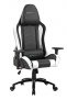 Newskill Takamikura – Silla Gaming Profesional (inclinación y Altura Regulable, reposabrazos Ajustables, reclinable 180º), piel, con ruedas, tapizada, reposabrazos, Color Blanco