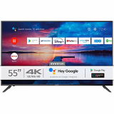 INFINITON INTV-55AF2300 – Televisor Smart TV 55″ 4K UHD – Android 9.0 – Google Assistant – HBBTV – 4X HDMI – 3X USB – DVB-T2/C/S2 – Modo Hotel – Clase A+
