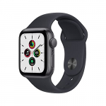 2021 Watch SE (GPS) – Caja de Aluminio en Gris Espacial de 40 mm – Correa Deportiva en Color Medianoche – Talla única