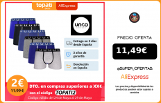 UNCO Calzoncillos Bóxer Hombre Algodón, Ropa Interior Hombre Multicolores Pack de 6, Cómodo y Suave|Calzoncillos|