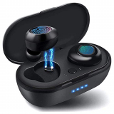 Auriculares inalámbricos Bluetooth 5.0 con reducción de Ruido, Auriculares Internos, IPX7 Impermeables,Micrófono Incorporado, Control Táctil, Reproducci 30 Horas y Caja de Carga,para iPhone y Android