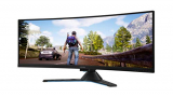 Lenovo Legion Y44w – Monitor Gaming Curvo 43.4″ UHD (FreeSync Pro, 144 Hz, 4 ms, HDMI+DP+USB Type-C, Regulable en altura) Con altavoces, Color Metal Negro
