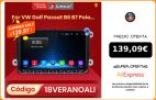 (código:18VERANOALI ) Junsun Car Radio multimedia V1 Pro con GPS para coche, radio con reproductor, Android 10.0, 2 Din, DVD, 2 GB + 32 GB, DSP, Carplay para Volkswagen, VW, Passat B6, Touran, GOLF5, POLO, Jetta|Reproductor multimedia para coche|