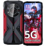 CUBOT Kingkong Star(2023) 5G Teléfono Movil Resistente Android 13, 24GB+256GB/1TB, 10600mAh(33W), 6.78″ FHD+1.09″ Trasero Pantalla Movil Todoterreno, 100MP+24MP Visión Nocturna, IP68/NFC/3 Slots