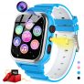JUBUNRER Reloj Inteligente Niño 26 Juegos Teléfono Podómetro Calorías SOS Reloj Niña Reloj Niño Cámara HD Despertador Digital Música -Grabación de Video Regalo Smartwatch Niña 3-12 años Cumpleaños