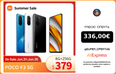 Versión Global Xiaomi POCO F3 5G Smartphone Snapdragon 870 Octa Core 8GB 256GB 6,67 «E4 Pantalla AMOLED 48MP Triple Cámara NFC|Teléfonos móviles|