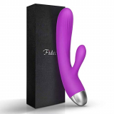 FIDECH Masajeador Portátil, Recargable USB Magnético, Material de Silicona Medicalizado, 100% Impermeable