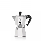 Bialetti – Moka Express: Icónica Cafetera Italiana para Espresso, Auténtico Café Italiano, Cafetera Moka 9 Tazas (420 Ml), Aluminio, Plata