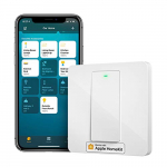 Interruptor de Pared Inteligente, 1 Vía, 1 Canal. Wi-Fi Interruptor. Compatible con HomeKit Siri, Alexa, Google Assistant y SmartThings. meross. (Se Requiere un Cable Neutral)