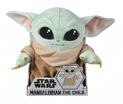 Simba-6315875802 Mandalorian Peluche The Child Baby Yoda articulado, 30 cm, en caja expositora, licencia oficial Disney, para todas las edades, Multicolor, (6315875802)