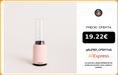 CREATE MOI SLIM, Batidora de Vaso con Picadora Eléctrica de Acero Inoxidable, 234W jarra 0,4L, Libre de BPA, Portátil|Batidoras|