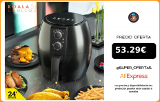 Freidora de Aire sin Aceite 4.5L Gran Capacidad con Temporizador Cocina Fácil y Saludable Entrega en 24H|Freidoras eléctricas|