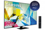 Samsung QLED 2020 55Q80T – Smart TV de 55″ 4K UHD, Direct Full Array HDR 1500, Inteligencia Artificial, HDR 10+, Ambient Mode+, One Remote Control y Asistentes de Voz integrado, con Alexa integrada