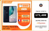 OnePlus Nord N10 5G, Versión global, 6GB RAM 128GB ROM móvil, 6.49» 90Hz FHD+ Pantalla, 64MP Quad Camera, Warp Charge 30T NFC; 150€ 15€ Código: 08ESOW15|Teléfonos móviles|