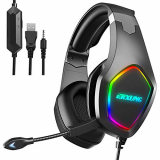 Cascos Gaming, Cascos PS4, Auriculares Gaming para PS4, Moimhear Auriculares para Xbox One, Cascos Gaming con Sonido Envolvente y Reducción de Ruido